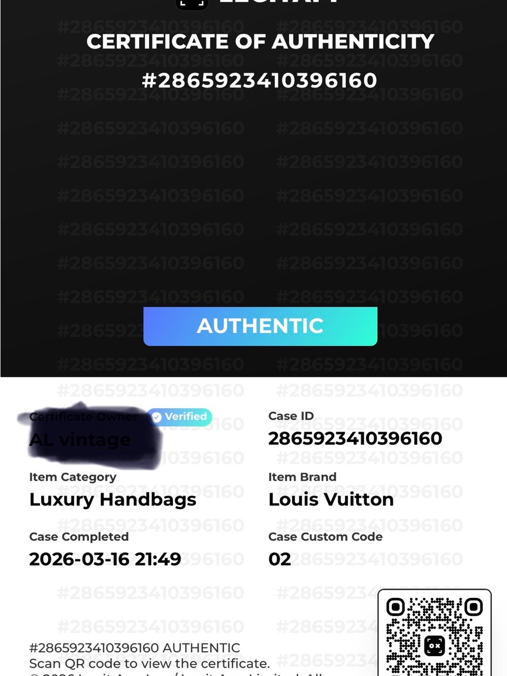 ✨💎LIKE NEW💎✨2023 Louis Vuitton Nanogram Calfskin 2 Way Bag w/COA. - Picture 10 of 14